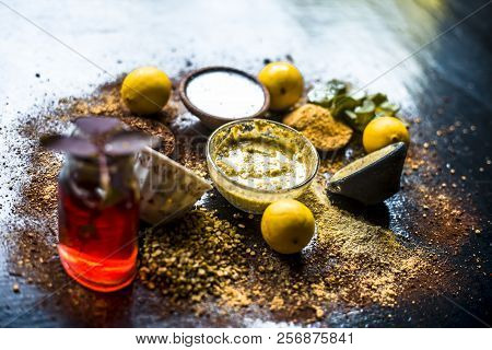 Ayurvedic Face Pack Or Ubtan Of Moong Dal Or Green Lentil Or Mung Dal With Lemon,dried Orange Peel P