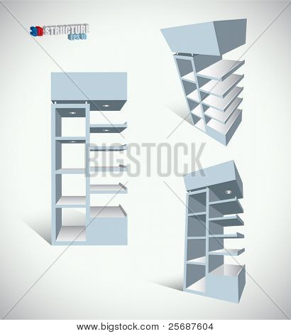 โครงสร้างชั้นวางร้าน