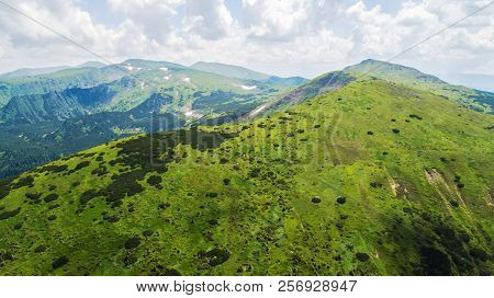 View Of The Mountains From A Bird's Eye View