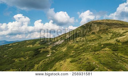 View Of The Mountains From A Bird's Eye View