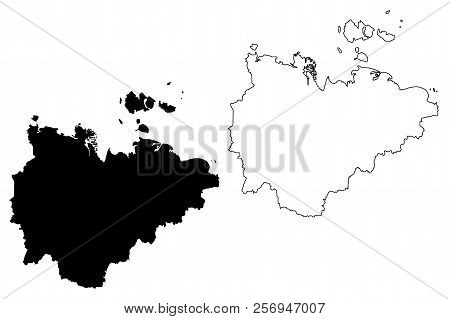 Sakha (russia, Subjects Of The Russian Federation, Republics Of Russia) Map Vector Illustration, Scr