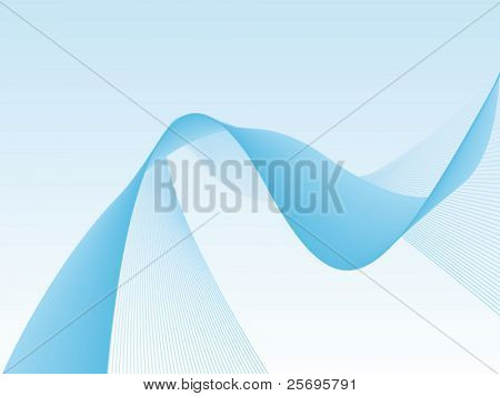 Голубые волны фон