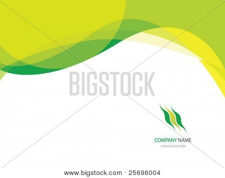 Зеленый презентация фон