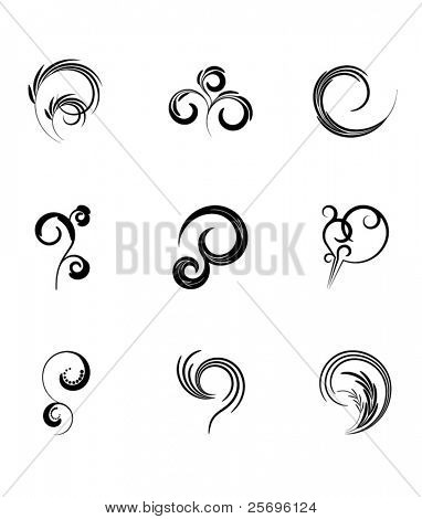 элементы дизайна - цветочные