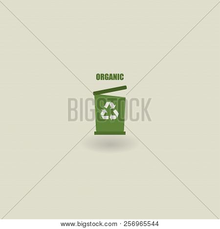 Trash Icon, Ecology. Purity. Vector Illustration. Eps 10.