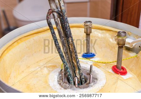 Boiler Repair, Replacement Of Broken Water Heating Element