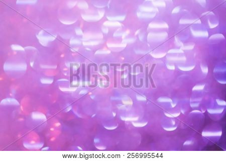 Soft Blurry Bokey And Background Of The Colorful Christmas Decorations Used To Decorate The Christma