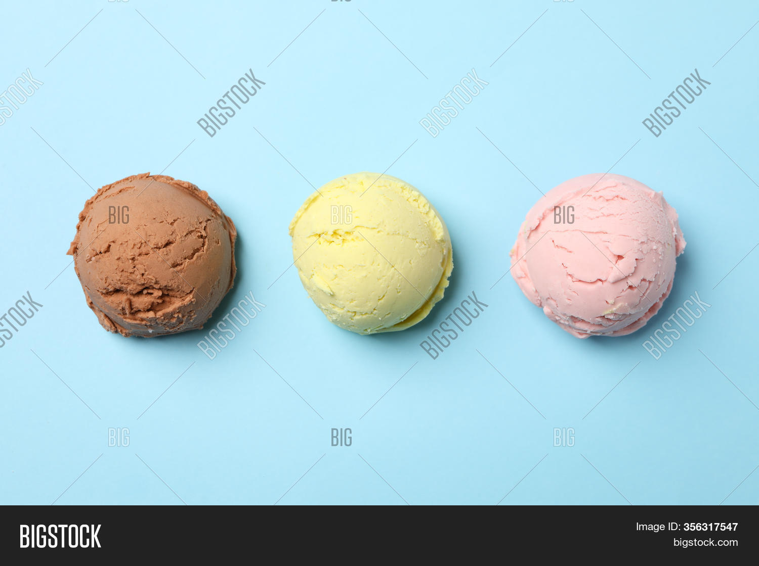 Ice Cream Balls On Image & Photo (Free Trial) Bigstock