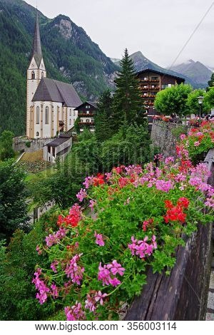 Summer landscape of Heiligenblut village in Austria, Europe