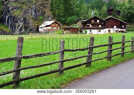 Summer landscape of Heiligenblut village in Austria, Europe