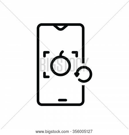 Black Line Icon For Recently Anew Newly Freshly Not-long-ago A-short-time-ago Lately At-the-latest R