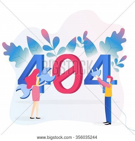 Concept 404 Error Page. File Not Found For Web Page, Banner, Presentation, Social Media, Documents, 