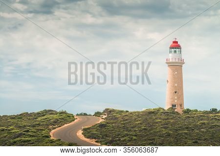 Cape Du Couedic Lighthouse By Winding Road On A Day, Kangaroo Island, South Australia
