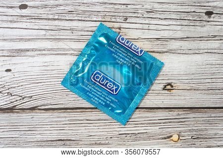 Saint Petersburg, Russia - 17 March 2020: Durex Is A British Condoms Brand, Originally Developed And