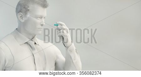 Boost Immune System with Health Supplements Pills 3D Render