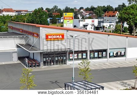 Herzogenaurach, Germany - June 24, 2018: Exterior View Of A Newly Opened Modern Store Of The Food Di