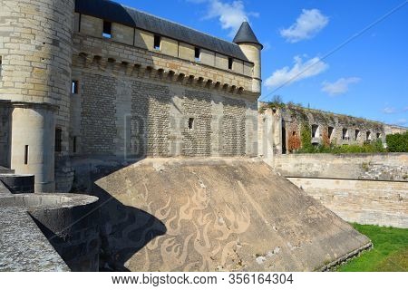 Paris France 09 23 2019: The Chateau De Vincennes Is A Massive 14th And 17th Century French Royal Fo