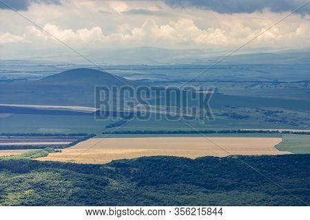 Yutsa Mountain And A Panorama Of The Valley From The High Point Of Besh-tau Mountain . Caucasian Min