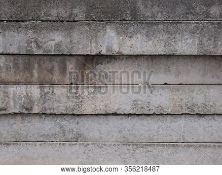 Concrete Fence Slabs Texture Background, Concrete Slabs Texture