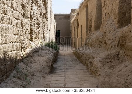 Ashgabat, Turkmenistan - June 1, 2019: Unesco Site, Ruins Of Old Nisa (nusay) In Turkmenistan.
