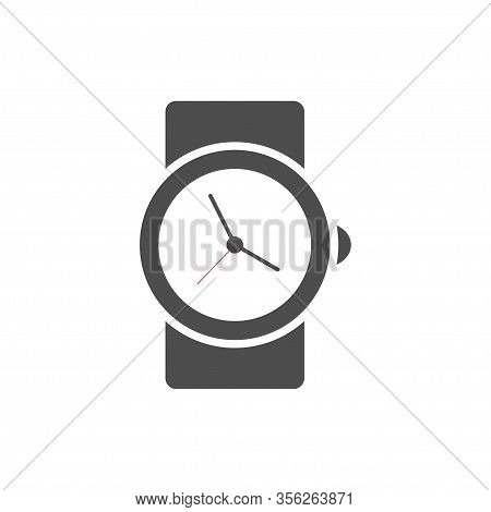 Watch In Flat Desing With Modern Style. Vector Eps 10