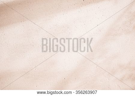 Clay Eco-plaster Texture. Sunny Spring And Summer Rustic Background