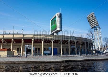 April 29, 2018, St. Petersburg, Russia. Petrovsky Stadium In St. Petersburg.