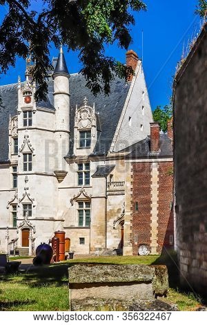 Beauvais, France - July 09, 2019: Former Bishops Palace, And Now Is Mudo Or Oise Department Museum, 