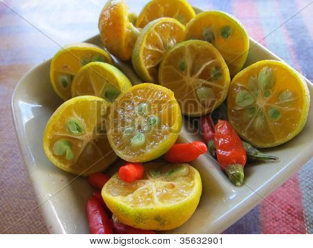 calamansi og sili