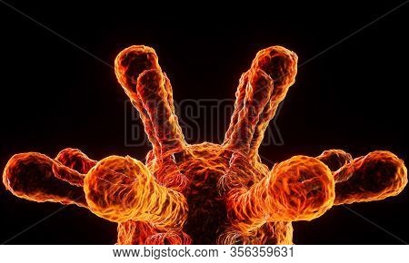 Antibacterial Or Anti Virus Shield, Health Protect Concept. 3d Rendering