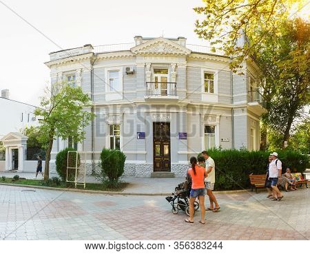 Evpatoria, Crimea, Russia-12 September 2019: Villa 