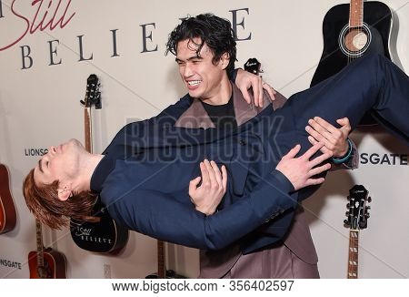 LOS ANGELES - MAR 07:  KJ Apa and Charles Melton arrives for 'I Still Believe' Los Angeles Special Screening on March 07, 2020 in Hollywood, CA