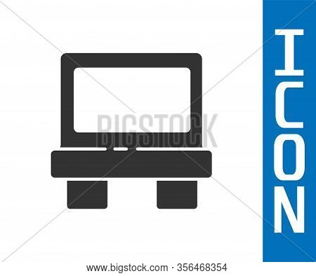 Grey Fuse Of Electrical Protection Component Icon Isolated On White Background. Melting Breaking Pro