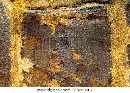 Vecchio di texture carta con bordo brandelli