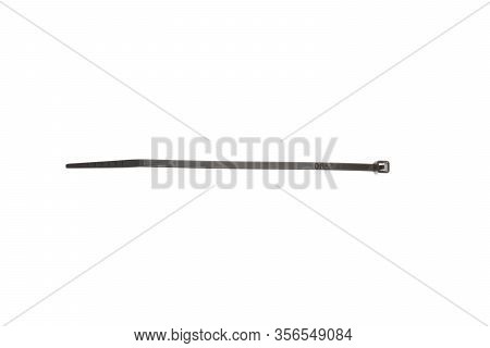 Cable Tie, Zip Tie, Isolated On White Background.