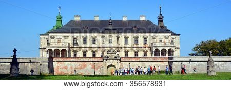 Podgoretsky Ukraine 09 14 17: Podgoretsky Castle Is A Well-preserved Renaissance Palace Surrounded B