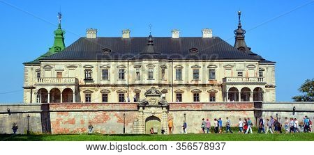 Podgoretsky Ukraine 09 14 17: Podgoretsky Castle Is A Well-preserved Renaissance Palace Surrounded B