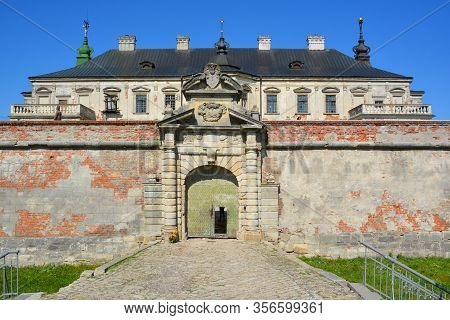 Podgoretsky Ukraine 09 14 17: Podgoretsky Castle Is A Well-preserved Renaissance Palace Surrounded B