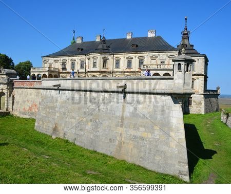 Podgoretsky Ukraine 09 14 17: Podgoretsky Castle Is A Well-preserved Renaissance Palace Surrounded B