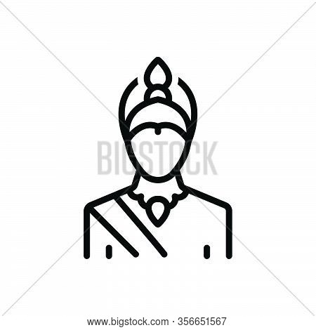 Black Line Icon For God The-lord Sovereign The-almighty The-holy-trinity The-deity