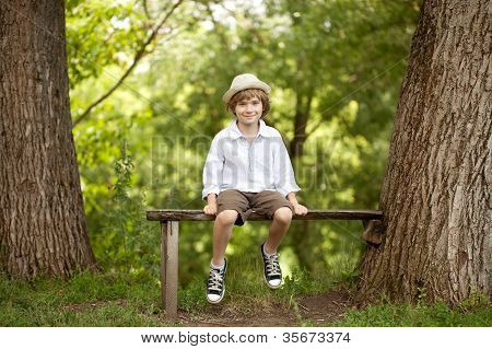 Little Boy In A Hat, Shorts
