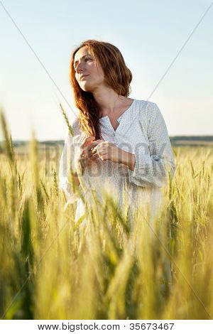 Woman With Her Hair Down