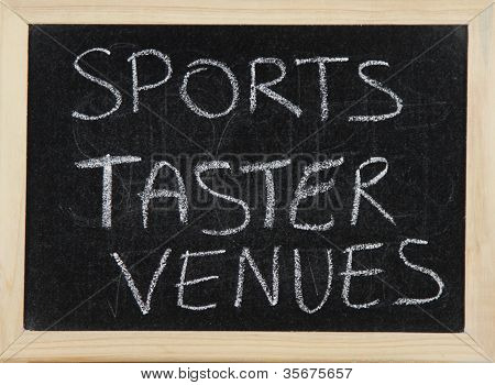 Impianti sportivi assaggiatore.