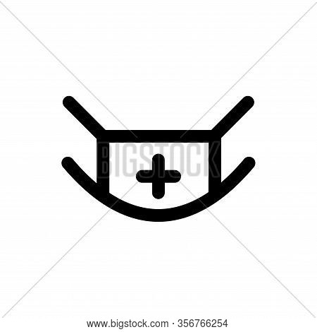Face Masker Vector Icon Template Design Trendy