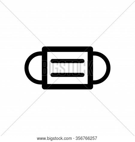 Face Masker Vector Icon Template Design Trendy