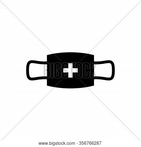 Face Masker Icon Vector Template Design Trendy