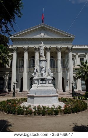 National Congress Building. Santiago De Chile. Chile.