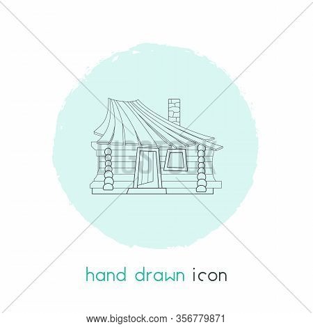 Small Hut Icon Line Element. Illustration Of Small Hut Icon Line Isolated On Clean Background For Yo
