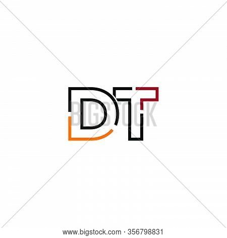 Letter Dt Logo Icon Design Template Elements