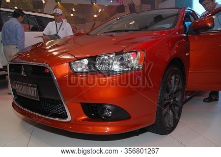 Pasay, Ph - Aug. 19: Mitsubishi Lancer At 3rd Philippine International Motor Show On August 19, 2010